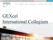 Tablet Screenshot of gexcel.org